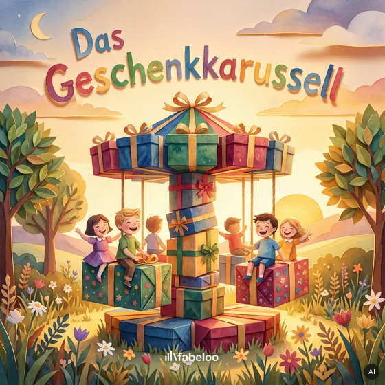 Beispiel-Cover «Das Geschenkkarussell» — Hörspiel zum Anlass Geburtstag
