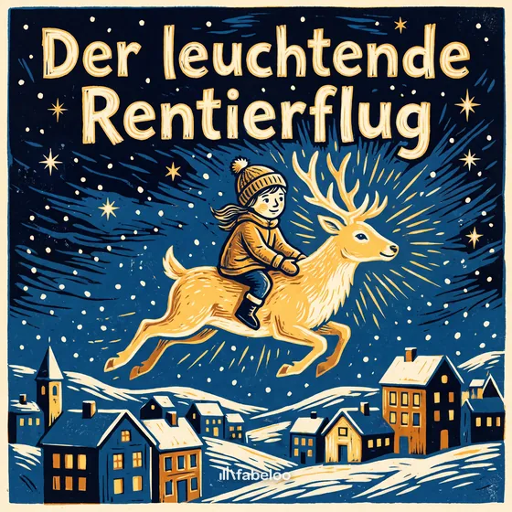 Beispiel-Cover «Der leuchtende Rentierflug» — Hörspiel zum Anlass Weihnachten
