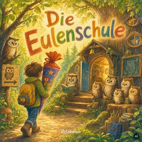 Beispiel-Cover: Einschulung im Stil Gemalt