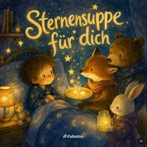 Beispiel-Cover: Gute Nacht im Stil Aquarell